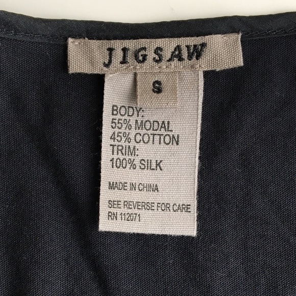 Jigsaw London Flower Embellished Top - Picture 3 of 5